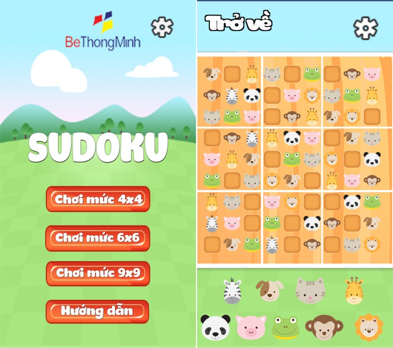 Những điều mới lạ từ MathKids Sudoku của Bé Thông Minh