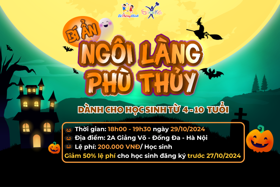 Halloween cho trẻ 4-10 tuổi