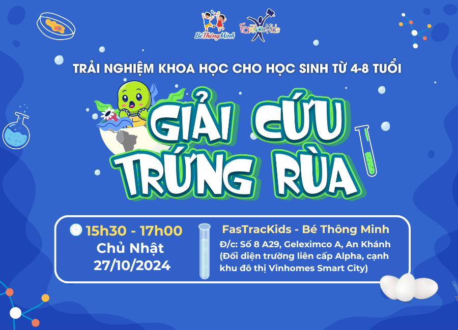 TRẢI NGHIỆM KHOA HỌC CHO TRẺ 