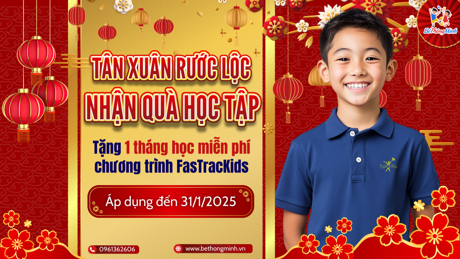 nhận quà học tập